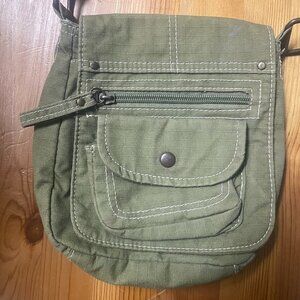 BLACK FRIDAY LAST CHANCE SALE Green crossbody purse